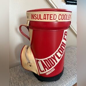 Vintage Red and Cream “Caddy Cooler” by Randor